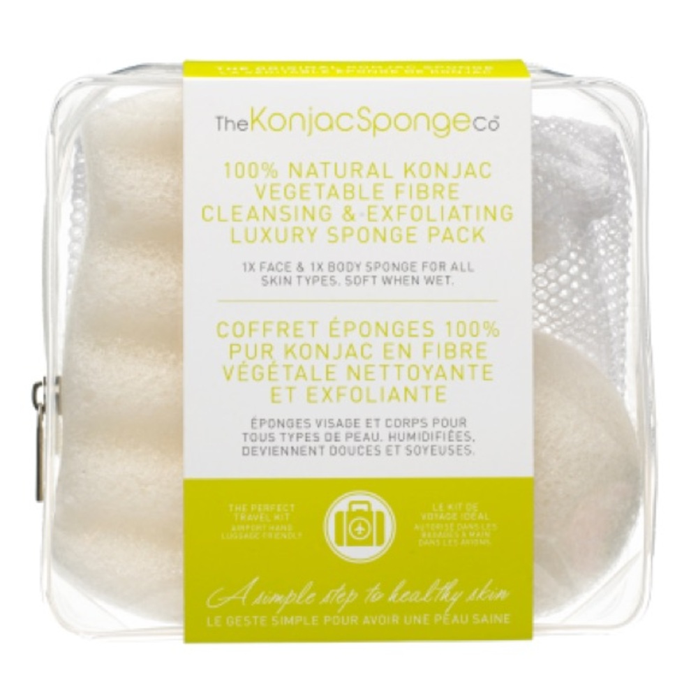 TRAVEL/GIFT SPONGE BAG DUO PACK 100% PURE